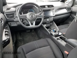 2018 Nissan LEAF SL with VIN 1N4AZ1CP6JC306313, listed as a Copart auction lot 48674234 with 37,808 mi miles and Salvage Title. Bid and sale history available at DreamBid. Image 8.