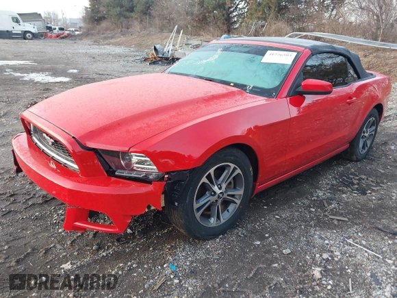 2014 Ford Mustang V6 with VIN 1ZVBP8EM6E5306738, listed as a IAAI auction lot 41226593 with 98,553 mi miles. Bid and sale history available at carsss.com. Image 18.