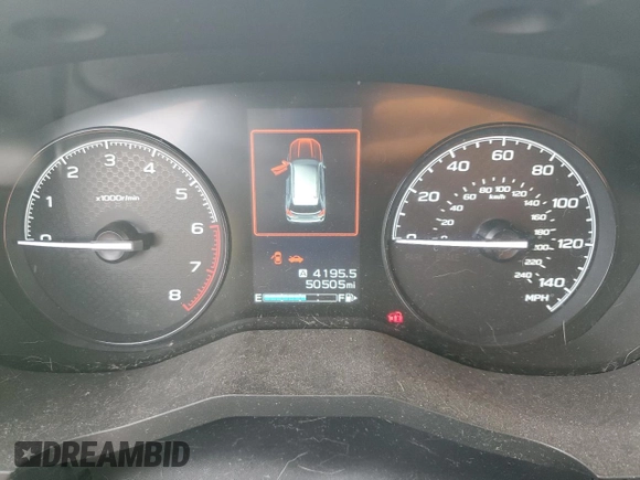 2020 Subaru Forester with VIN JF2SKADC9LH606272, listed as a Copart auction lot 78724774 with 50,505 mi miles and Non repairable. Bid and sale history available at DreamBid. Image 9.
