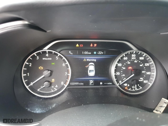 2018 Nissan Maxima SV with VIN 1N4AA6AP3JC404660, listed as a Copart auction lot 82663014 with 103,999 mi miles and Salvage Title. Bid and sale history available at carsss.com. Image 9.