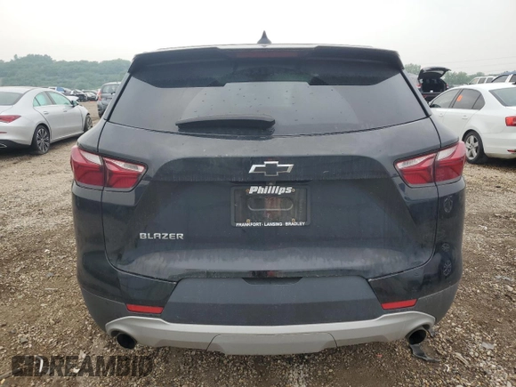2019 Chevrolet Blazer with VIN 3GNKBBRAXKS659006, listed as a Copart auction lot 60274825 with 152,427 mi miles and Salvage title. Bid and sale history available at DreamBid. Image 6.