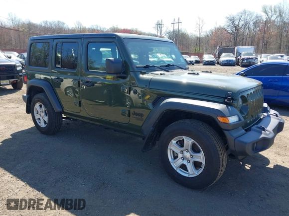 2021 Jeep Wrangler Unlimited Sport Altitude с VIN 1C4HJXDN8MW701628, выставлен на аукционе IAAI как лот 42059202 с пробегом 73 814 миль миль и . История ставок и продаж доступна на DreamBid. Изображение 1.