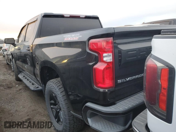 2019 Chevrolet Silverado 1500 Custom Trail Boss with VIN 3GCPYCEF3KG283045, listed as a Copart auction lot 83906664 with 60,393 mi miles and Salvage Title. Bid and sale history available at carsss.com. Image 2.