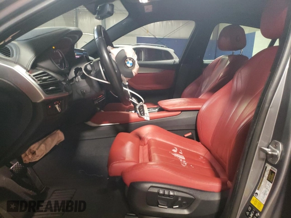 2019 BMW X6 xDrive35i with VIN 5UXKU2C56K0Z65754, listed as a Copart auction lot 82497523 with 53,122 mi miles and . Bid and sale history available at DreamBid. Image 7.