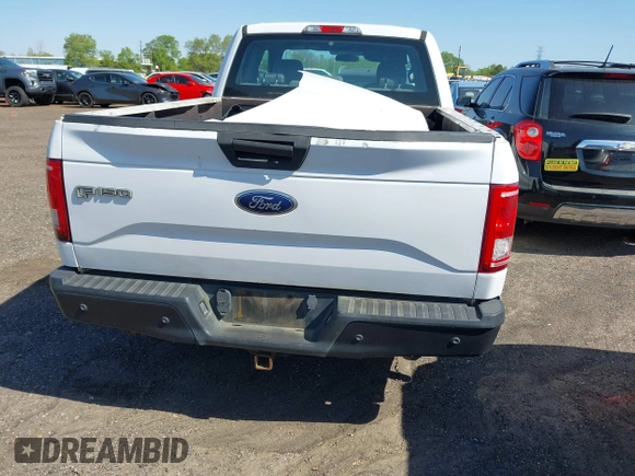 2017 Ford F-150 XL with VIN 1FTEX1C82HKD56460, listed as a IAAI auction lot 41863054 with 203,276 mi miles. Bid and sale history available at carsss.com. Image 16.
