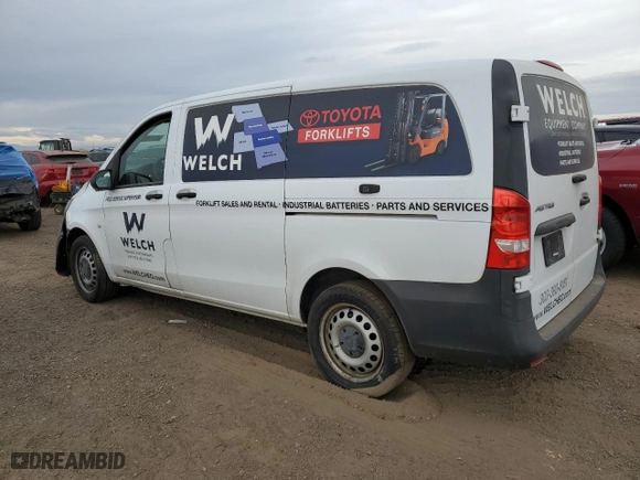 2019 Mercedes-Benz Metris Cargo Van with VIN WD3PG2EA9K3551630, listed as a Copart auction lot 86312894 with 112,372 mi miles and Salvage Title. Bid and sale history available at carsss.com. Image 2.