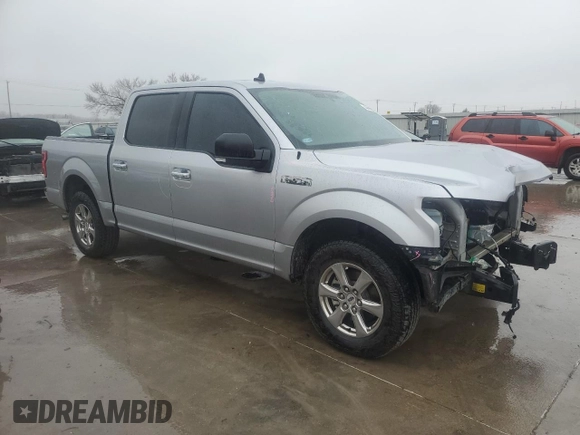 2020 Ford F-150 XL with VIN 1FTEW1C5XLKD27922, listed as a Copart auction lot 44441255 with 106,792 mi miles and Salvage Title. Bid and sale history available at carsss.com. Image 4.