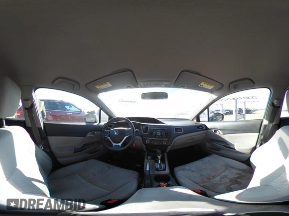2014 Honda Civic Sedan LX with VIN 2HGFB2F55EH532657, listed as a IAAI auction lot 42098893 with 156,535 mi miles. Bid and sale history available at carsss.com. Image 18.