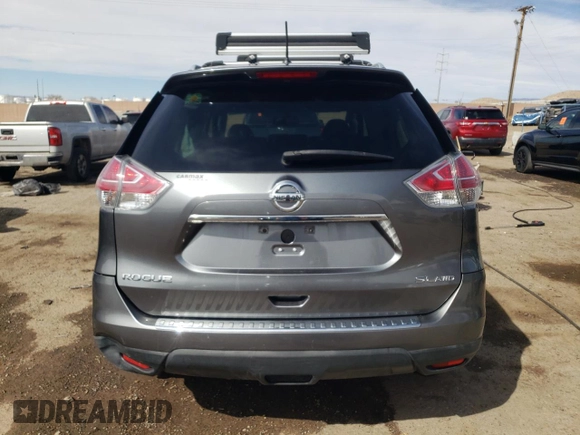 2016 Nissan Rogue SL with VIN 5N1AT2MV2GC751828, listed as a Copart auction lot 49998355 with 125,789 mi miles and Salvage Title. Bid and sale history available at DreamBid. Image 6.