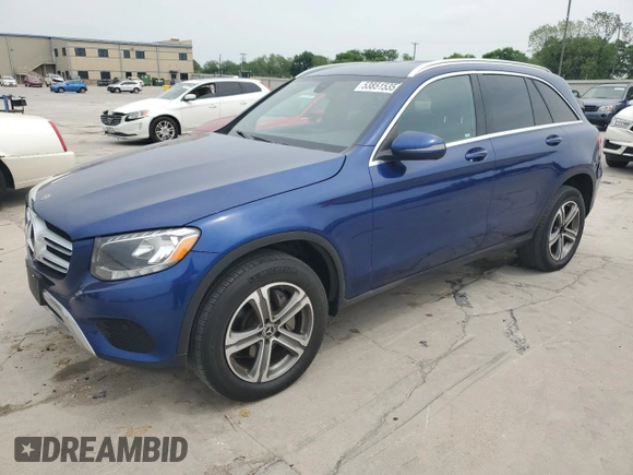 2017 Mercedes-Benz GLC with VIN WDC0G4JB3HV011392, listed as a Copart auction lot 53851535 with 134,616 mi miles and Clean Title. Bid and sale history available at carsss.com. Image 1.