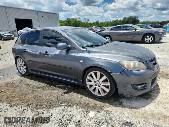 2008 Mazda 3 Mazdaspeed3 Sport with VIN JM1BK34M281122981, listed as a Copart auction lot 63225665 with 142,501 mi miles and Salvage title. Bid and sale history available at DreamBid. Image 4.