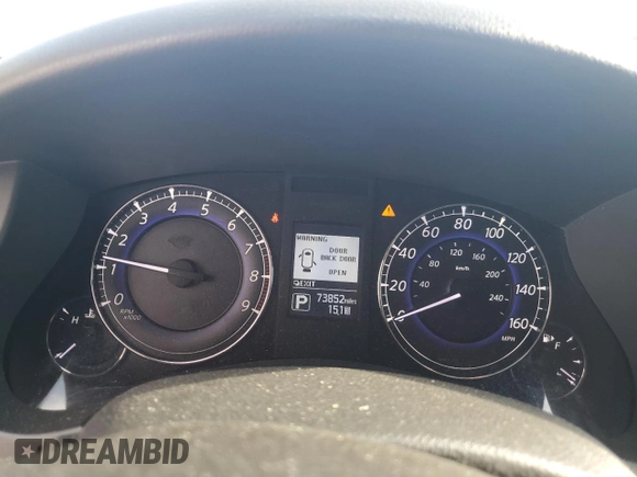2017 Infiniti QX50 with VIN JN1BJ0RR9HM408737, listed as a Copart auction lot 74100454 with 73,852 mi miles and Salvage Title. Bid and sale history available at carsss.com. Image 9.