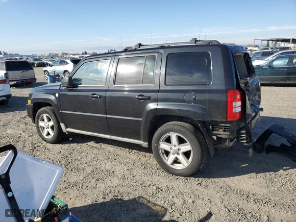 2010 Jeep Patriot Sport with VIN 1J4NF2GB6AD649815, listed as a Copart auction lot 47400145 with 102,268 mi miles and Salvage Title. Bid and sale history available at carsss.com. Image 2.