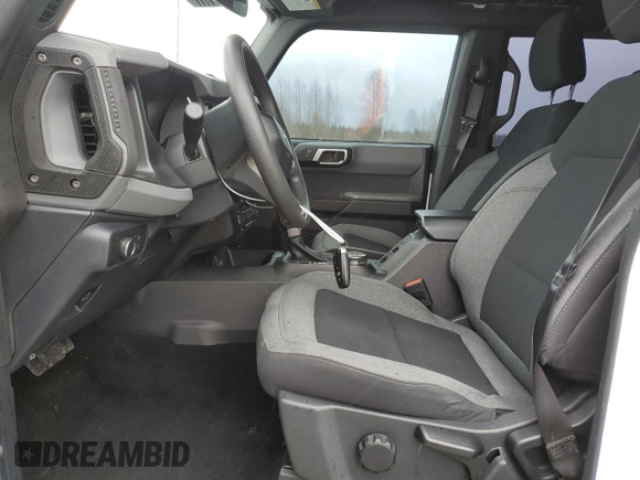 2022 Ford Bronco with VIN 1FMEE5BP7NLB60151, listed as a Copart auction lot 50958365 with 24,594 mi miles and Salvage Title. Bid and sale history available at DreamBid. Image 7.