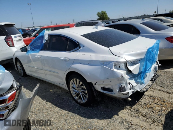 2022 Lexus ES 300h Luxury with VIN 58AEA1C16NU019833, listed as a Copart auction lot 66788484 with Not provided miles and Salvage title. Bid and sale history available at DreamBid. Image 2.