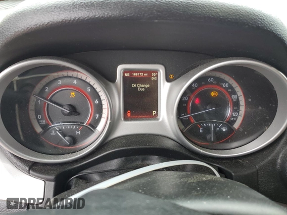 2018 Dodge Journey GT with VIN 3C4PDCEG1JT473257, listed as a Copart auction lot 58973915 with 166,172 mi miles and Salvage title. Bid and sale history available at DreamBid. Image 9.