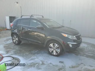 2014 Kia Sportage EX with VIN KNDPC3AC1E7645805, listed as a Copart auction lot 53456845 with Not provided miles and Salvage title. Bid and sale history available at DreamBid. Image 4.