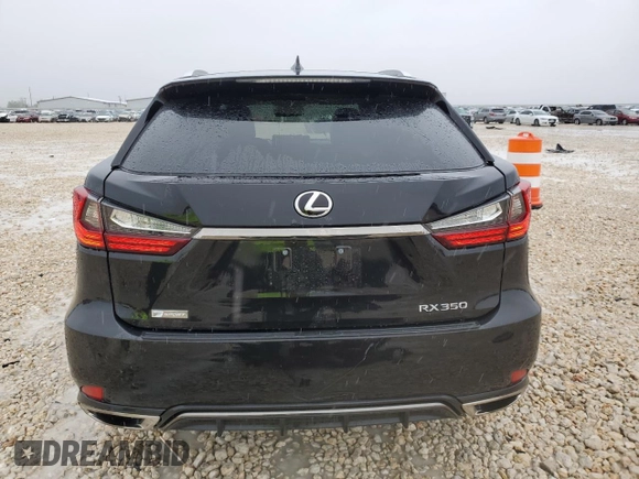 2022 Lexus RX with VIN 2T2YZMDA6NC343309, listed as a Copart auction lot 50161385 with 37,728 mi miles and Salvage Title. Bid and sale history available at carsss.com. Image 6.