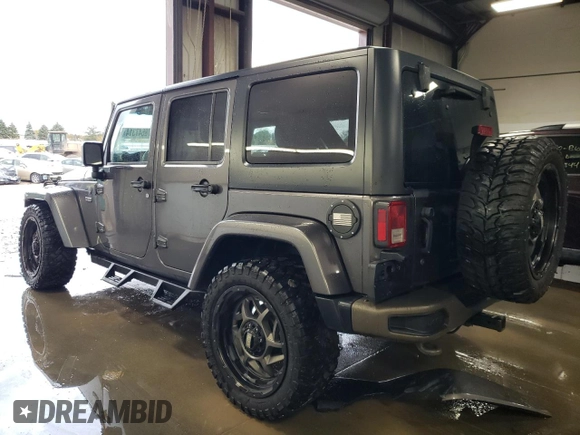 2016 Jeep Wrangler Unlimited 75th Anniversary with VIN 1C4BJWEG4GL254043, listed as a Copart auction lot 78647314 with 102,155 mi miles and Salvage title. Bid and sale history available at DreamBid. Image 2.