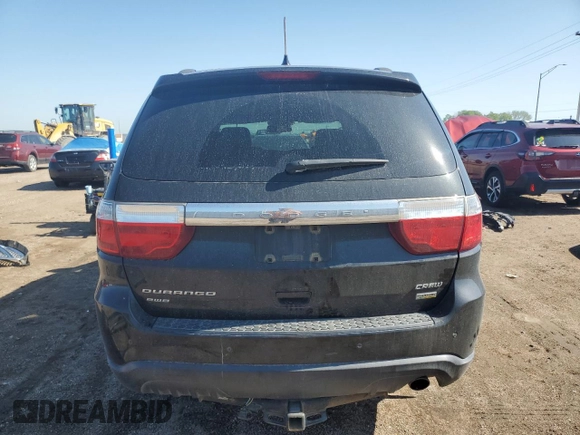 2013 Dodge Durango Crew with VIN 1C4RDJDG5DC701016, listed as a Copart auction lot 60832385 with 236,719 mi miles and Salvage title. Bid and sale history available at DreamBid. Image 6.