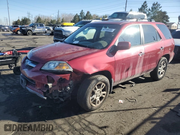 2004 Acura MDX Touring Pkg RES w/Nav with VIN 2HNYD189X4H531217, listed as a Copart auction lot 43146495 with 139,951 mi miles and Salvage Title. Bid and sale history available at carsss.com. Image 1.