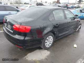 2013 Volkswagen Jetta Sedan S with VIN 3VW2K7AJ2DM390392, listed as a IAAI auction lot 41764483 with 159,834 mi miles. Bid and sale history available at carsss.com. Image 4.