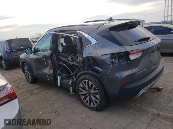 2021 Ford Escape Titanium Hybrid z VIN 1FMCU0DZXMUA78368, wystawiony jako Copart lot #82792114 z przebiegiem 36 977 mil mil oraz Czysty tytuł • Clean title. Historia ofert i sprzedaży dostępna na DreamBid. Obrazek 2.