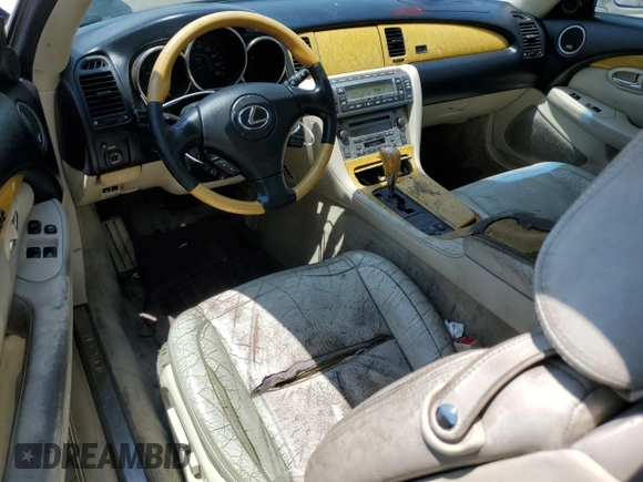 2004 Lexus SC 430 с VIN JTHFN48Y940052681, выставлен на аукционе Copart как лот 59951075 с пробегом 274 431 миль миль и Чистый • Clean title. История ставок и продаж доступна на DreamBid. Изображение 8.