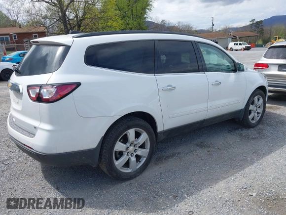 2017 Chevrolet Traverse LT with VIN 1GNKVGKD9HJ301883, listed as a IAAI auction lot 41898283 with 84,593 mi miles and . Bid and sale history available at DreamBid. Image 4.