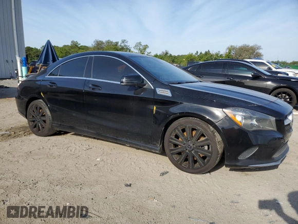 2018 Mercedes-Benz CLA 250 with VIN WDDSJ4EB8JN544053, listed as a Copart auction lot 54110205 with 80,860 mi miles and Clean Title. Bid and sale history available at DreamBid. Image 4.