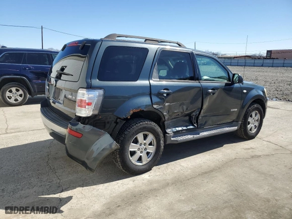 2008 Mercury Mariner with VIN 4M2CU91148KJ34422, listed as a Copart auction lot 49412785 with 143,755 mi miles and Salvage Title. Bid and sale history available at carsss.com. Image 3.