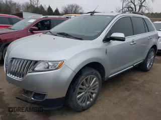2012 Lincoln MKX with VIN 2LMDJ6JK6CBL15454, listed as a IAAI auction lot 41482972 with 144,660 mi miles. Bid and sale history available at carsss.com. Image 2.