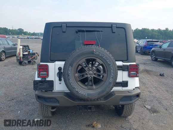 2017 Jeep Wrangler Unlimited Sahara with VIN 1C4HJWEG3HL505307, listed as a IAAI auction lot 42497015 with 92,790 mi miles and . Bid and sale history available at DreamBid. Image 16.