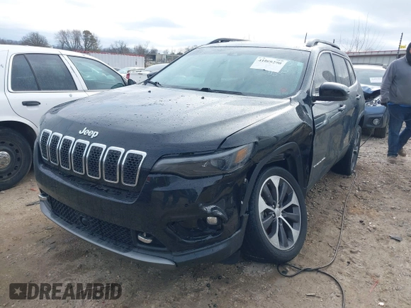 2022 Jeep Cherokee Limited with VIN 1C4PJMDX7ND502983, listed as a IAAI auction lot 41688290 with 29,491 mi miles and . Bid and sale history available at DreamBid. Image 17.