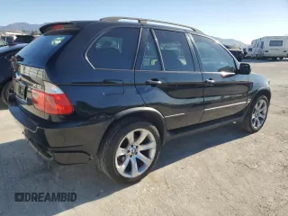 2005 BMW X5 4.8is with VIN 5UXFA93505LE83127, listed as a Copart auction lot 81653374 with 148,054 mi miles and Clean Title. Bid and sale history available at carsss.com. Image 3.