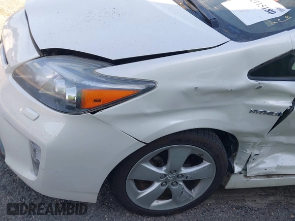 2013 Toyota Prius One with VIN JTDKN3DU3D0348163, listed as a IAAI auction lot 42115180 with 121,397 mi miles and . Bid and sale history available at DreamBid. Image 19.