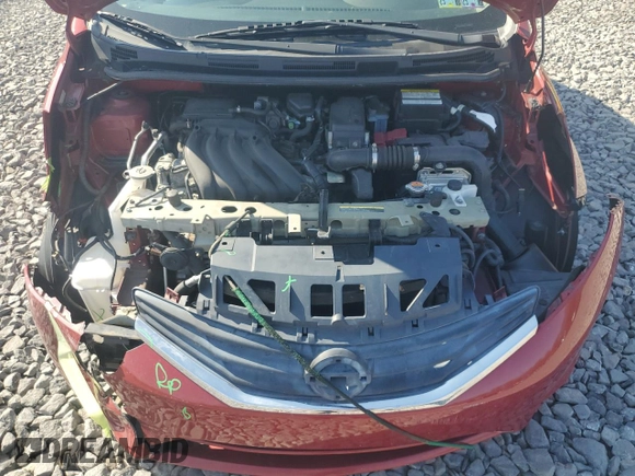 2015 Nissan Note SV with VIN 3N1CE2CP1FL379401, listed as a Copart auction lot 54121285 with 57,545 mi miles and Salvage Title. Bid and sale history available at DreamBid. Image 12.