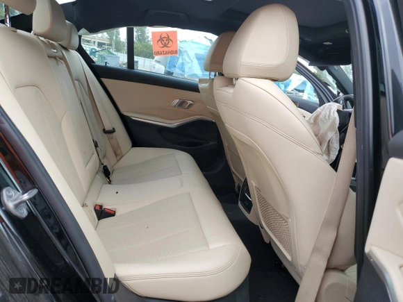 2022 BMW 3 Series 330e with VIN 3MW5P7J06N8C34517, listed as a Copart auction lot 78900564 with 38,126 mi miles and Non Repairable. Bid and sale history available at carsss.com. Image 10.