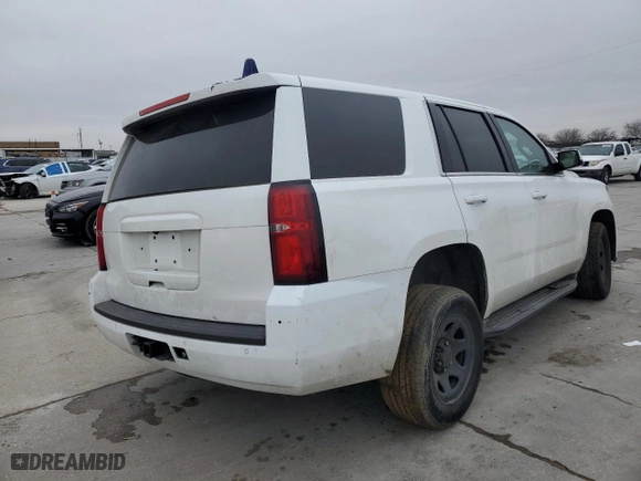 2017 Chevrolet Tahoe Commercial with VIN 1GNLCDEC0HR317628, listed as a Copart auction lot 42241115 with 0 mi miles and Salvage Title. Bid and sale history available at carsss.com. Image 3.
