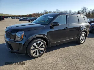 2021 Kia Telluride SX with VIN 5XYP5DHC8MG102300, listed as a Copart auction lot 54576895 with 63,144 mi miles and Salvage Title. Bid and sale history available at carsss.com. Image 1.