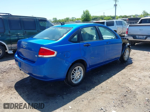 2011 Ford Focus SE with VIN 1FAHP3FN5BW133281, listed as a IAAI auction lot 42134041 with 191,006 mi miles and . Bid and sale history available at DreamBid. Image 4.