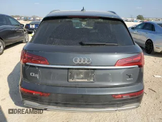 2021 Audi Q5 with VIN WA1AABFY1M2107377, listed as a Copart auction lot 44348435 with 86,408 mi miles and Salvage title. Bid and sale history available at DreamBid. Image 6.