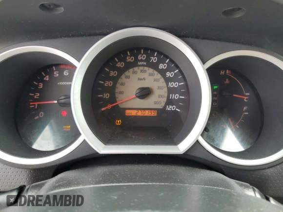 2008 Toyota Tacoma PreRunner with VIN 3TMJU62N48M062496, listed as a Copart auction lot 51098665 with 270,199 mi miles and Salvage title. Bid and sale history available at DreamBid. Image 9.
