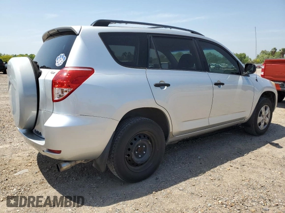 2007 Toyota RAV4 with VIN JTMZD33V576039632, listed as a Copart auction lot 51541925 with 127,765 mi miles and Salvage Title. Bid and sale history available at carsss.com. Image 3.
