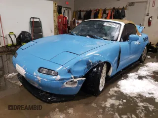 1994 Mazda MX-5 Miata with VIN JM1NA3530R0507324, listed as a Copart auction lot 81369114 with 117,029 mi miles and Salvage title. Bid and sale history available at DreamBid. Image 1.