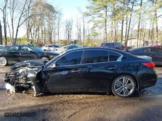 2016 Infiniti Q50 3.0t Premium with VIN JN1EV7AP4GM304370, listed as a IAAI auction lot 41519381 with 74,476 mi miles. Bid and sale history available at carsss.com. Image 15.