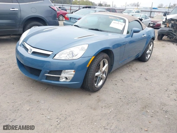 2007 Saturn Sky with VIN 1G8MB35B57Y120857, listed as a IAAI auction lot 40944795 with 72,391 mi miles. Bid and sale history available at carsss.com. Image 2.