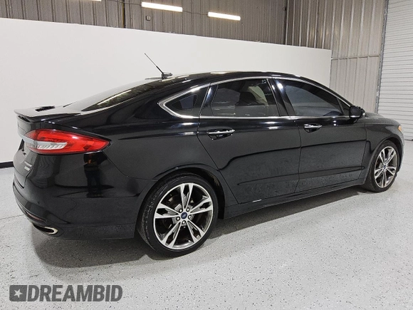 2017 Ford Fusion Titanium with VIN 3FA6P0K95HR108021, listed as a Copart auction lot 59874005 with 105,753 mi miles and Clean title. Bid and sale history available at DreamBid. Image 3.