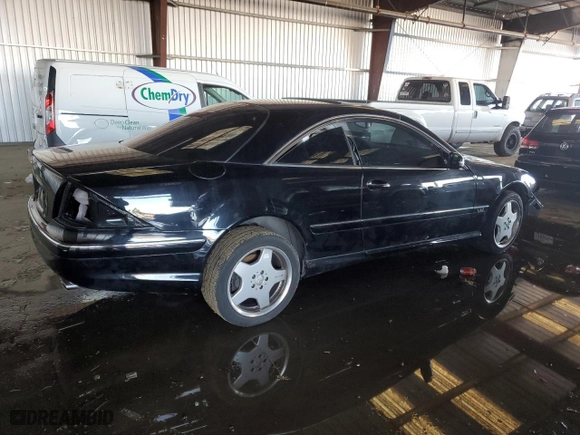 2001 Mercedes-Benz CL-Class with VIN WDBPJ78JX1A010532, listed as a Copart auction lot 85134304 with NaN miles and Salvage Title. Bid and sale history available at carsss.com. Image 3.