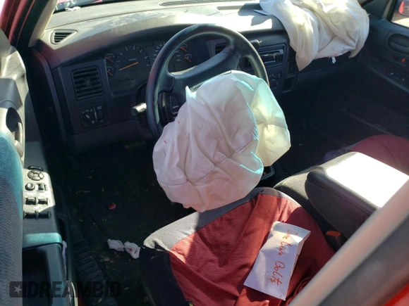 2001 Dodge Dakota Sport with VIN 1B7HG2AN81S295553, listed as a Copart auction lot 80392844 with 105,560 mi miles and Salvage Title. Bid and sale history available at carsss.com. Image 8.